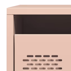 vidaXL Bedside Cabinets Nightstand Side Table Bed Table Bed CabinetÃÂ Steel - pink, 2 pcs - Additional view 10