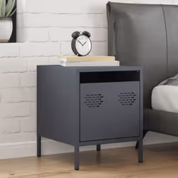 VidaXL 851248 nightstand/bedside table Anthracite