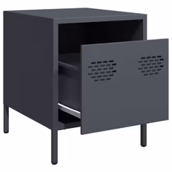 VidaXL 851248 nightstand/bedside table Anthracite - Additional view 4