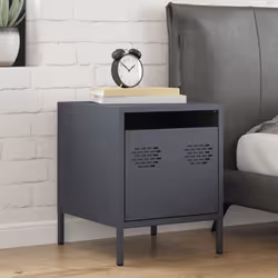 VidaXL 851249 nightstand/bedside table Anthracite