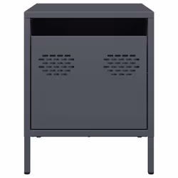 VidaXL 851249 nightstand/bedside table Anthracite - Additional view 5
