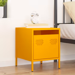 VidaXL 851250 nightstand/bedside table Yellow