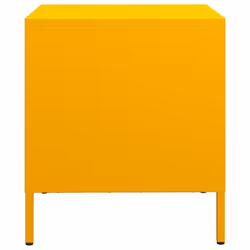 VidaXL 851250 nightstand/bedside table Yellow - Additional view 6