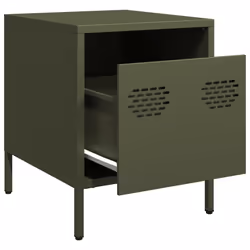 VidaXL 851252 nightstand/bedside table Olive - Additional view 4