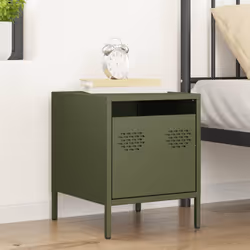 VidaXL 851253 nightstand/bedside table Olive - Additional view 3