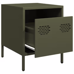 VidaXL 851253 nightstand/bedside table Olive - Additional view 4