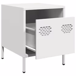 VidaXL 851254 nightstand/bedside table White - Additional view 4