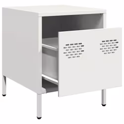 VidaXL 851255 nightstand/bedside table White - Additional view 4