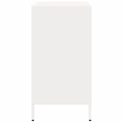 vidaXL Sideboard Cabinet Storage Cupboard Highboard Cold-rolled Steel - white, 68 x 39 x 73.5 cm - Additional view 5