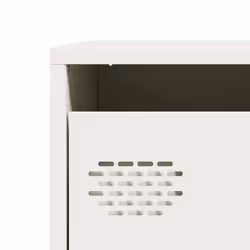 vidaXL Sideboard Cabinet Storage Cupboard Highboard Cold-rolled Steel - white, 68 x 39 x 73.5 cm - Additional view 9