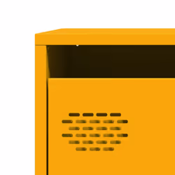 vidaXL Sideboard Cabinet Storage Cupboard Highboard Cold-rolled Steel - yellow, 101.5 x 39 x 73.5 cm - Additional view 9