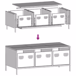 VidaXL 851268 coffee/side/end table - Additional view 8
