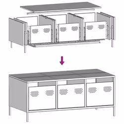 VidaXL 851270 coffee/side/end table - Additional view 8