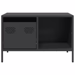 vidaXL Coffee Table Anthracite 68.5x50x43.5 cm Cold-rolled Steel side table - black - Additional view 5