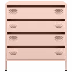 vidaXL Sideboard Side Cabinet Storage Cupboard Highboard Cold-rolled Steel - pink - Additional view 4