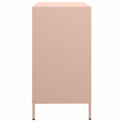 vidaXL Sideboard Side Cabinet Storage Cupboard Highboard Cold-rolled Steel - pink - Additional view 5