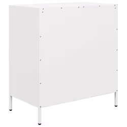 vidaXL Sideboard Side Cabinet Storage Cupboard Highboard Cold-rolled Steel - white - Additional view 6