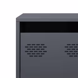 vidaXL TV Cabinet TV Stand Media Hifi Cabinet TV Unit Cold-rolled Steel - anthracite - Additional view 9