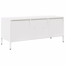 vidaXL TV Cabinet TV Stand Media Hifi Cabinet TV Unit Cold-rolled Steel - white - Additional view 6