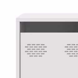 vidaXL TV Cabinet TV Stand Media Hifi Cabinet TV Unit Cold-rolled Steel - white - Additional view 9