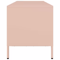 vidaXL TV Cabinet TV Stand Media Hifi Cabinet TV Unit Cold-rolled Steel - pink - Additional view 5