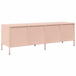 vidaXL TV Cabinet TV Stand Media Hifi Cabinet TV Unit Cold-rolled Steel - pink - Additional view 6