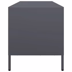 vidaXL TV Cabinet TV Stand Media Hifi Cabinet TV Unit Cold-rolled Steel - anthracite - Additional view 5