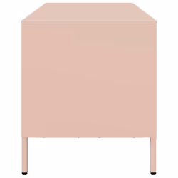 vidaXL TV Cabinet TV Stand TV Unit Entertainment Centre Cold-rolled Steel - pink, 68 x 39 x 43.5 cm - Additional view 5