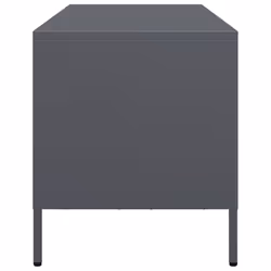 vidaXL TV Cabinet TV Stand TV Unit Entertainment Centre Cold-rolled Steel - anthracite, 68 x 39 x 43.5 cm - Additional view 5