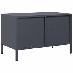 vidaXL TV Cabinet TV Stand TV Unit Entertainment Centre Cold-rolled Steel - anthracite, 68 x 39 x 43.5 cm - Additional view 6