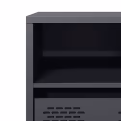 vidaXL TV Cabinet TV Stand TV Unit Entertainment Centre Cold-rolled Steel - anthracite, 68 x 39 x 43.5 cm - Additional view 8