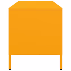 vidaXL TV Cabinet TV Stand TV Unit Entertainment Centre Cold-rolled Steel - mustard yellow, 68 x 39 x 43.5 cm - Additional view 5