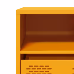 vidaXL TV Cabinet TV Stand TV Unit Entertainment Centre Cold-rolled Steel - mustard yellow, 68 x 39 x 43.5 cm - Additional view 8