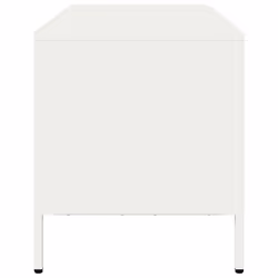 vidaXL TV Cabinet TV Stand TV Unit Entertainment Centre Cold-rolled Steel - white, 68 x 39 x 43.5 cm - Additional view 5