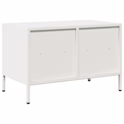 vidaXL TV Cabinet TV Stand TV Unit Entertainment Centre Cold-rolled Steel - white, 68 x 39 x 43.5 cm - Additional view 6