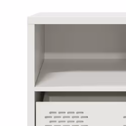 vidaXL TV Cabinet TV Stand TV Unit Entertainment Centre Cold-rolled Steel - white, 68 x 39 x 43.5 cm - Additional view 8