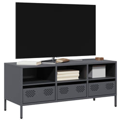 vidaXL TV Cabinet Anthracite 101.5x39x43.5 cm Cold-rolled Steel TV stand