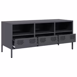 vidaXL TV Cabinet Anthracite 101.5x39x43.5 cm Cold-rolled Steel TV stand - Additional view 4
