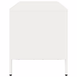 vidaXL TV Cabinet White 101.5x39x43.5 cm Cold-rolled Steel TV stand - Additional view 5