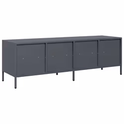 vidaXL TV Cabinet TV Stand TV Unit Entertainment Centre Cold-rolled Steel - anthracite, 135 x 39 x 43.5 cm - Additional view 6