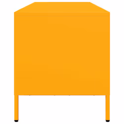 vidaXL TV Cabinet TV Stand TV Unit Entertainment Centre Cold-rolled Steel - mustard yellow, 135 x 39 x 43.5 cm - Additional view 5
