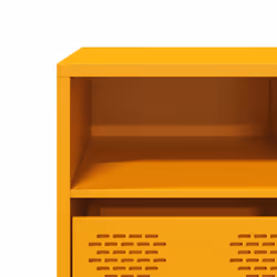 vidaXL TV Cabinet TV Stand TV Unit Entertainment Centre Cold-rolled Steel - mustard yellow, 135 x 39 x 43.5 cm - Additional view 8