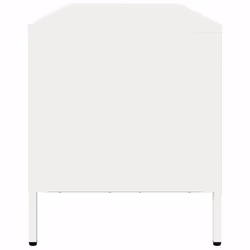 vidaXL TV Cabinet TV Stand TV Unit Entertainment Centre Cold-rolled Steel - white, 135 x 39 x 43.5 cm - Additional view 5