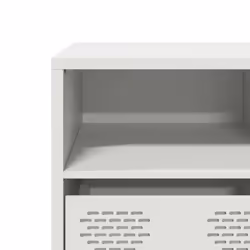 vidaXL TV Cabinet TV Stand TV Unit Entertainment Centre Cold-rolled Steel - white, 135 x 39 x 43.5 cm - Additional view 8