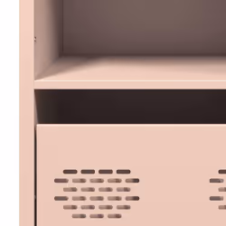 vidaXL Highboard Sideboard Home Storage Side Cabinet Cupboard Buffet Steel - pink, 68x39x103,5 cm - Additional view 9