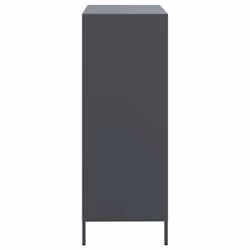 vidaXL Highboard Sideboard Home Storage Side Cabinet Cupboard Buffet Steel - anthracite, 68x39x103,5 cm - Additional view 5
