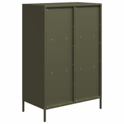vidaXL Highboard Sideboard Home Storage Side Cabinet Cupboard Buffet Steel - green, 68x39x103,5 cm - Additional view 6