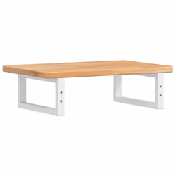 vidaXL Basin Shelf Wall Mounted Bathroom Countertop Steel and Solid Wood Oak - Additional view 5