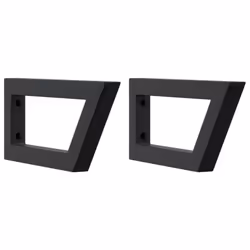 vidaXL Basin Shelf Wall Mounted Bathroom Countertop Steel and Solid Wood Beech - Additional view 6