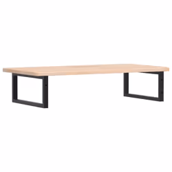 vidaXL Basin Shelf Wall Mounted Bathroom Countertop Steel and Solid Wood Oak - Additional view 5